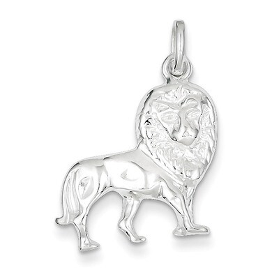 Lion Charm Sterling Silver QC4072, MPN: QC4072, 883957909349