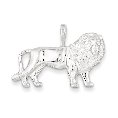 Lion Charm Sterling Silver QC2559, MPN: QC2559, 883957906133