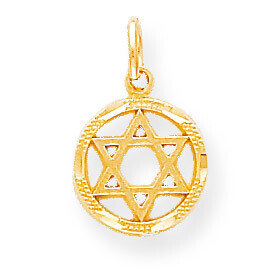 STAR OF DAVID CHARM 10k Gold 10C332, MPN: 10C332, 886774084404