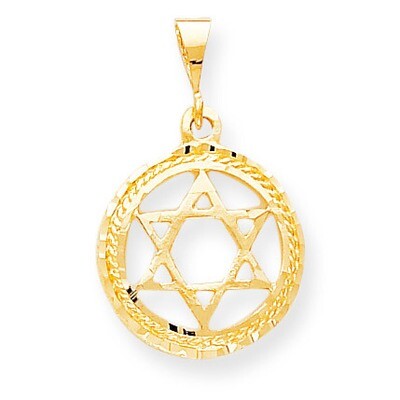 STAR OF DAVID CHARM 10k Gold 10C333, MPN: 10C333, 883957429700
