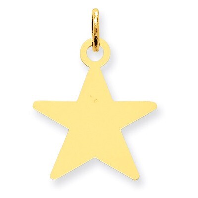 Star Disc Charm 14k Gold XM543/13, MPN: XM543/13, 883957474045