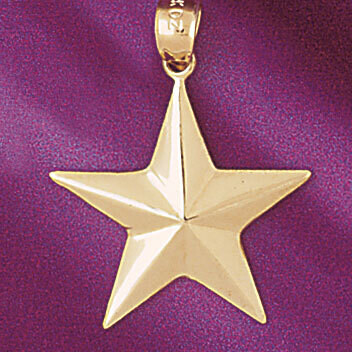 Dazzlers Jewelry Star Pendant Necklace Charm Bracelet in Yellow, White or Rose Gold 5642, MPN: DZ-5…