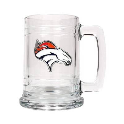 Denver Broncos 15oz Glass Tankard GC237, MPN: GC237, 89006594522