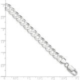 8 Inch 8.0mm Concave Beveled Curb Chain Sterling Silver QCBC200-8, MPN: QCBC200-8, 883957952727