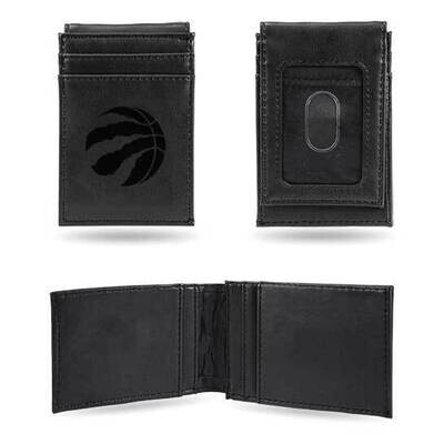 NBA Toronto Raptors Black Faux Leather Front Pocket Wallet GC7492, MPN: GC7492, 767345895455