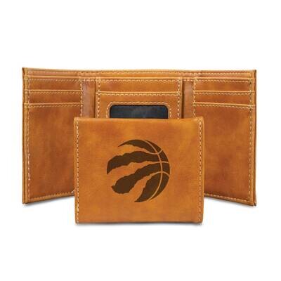 NBA Toronto Raptors Brown Faux Leather Trifold Wallet GC7739, MPN: GC7739, 767345899354