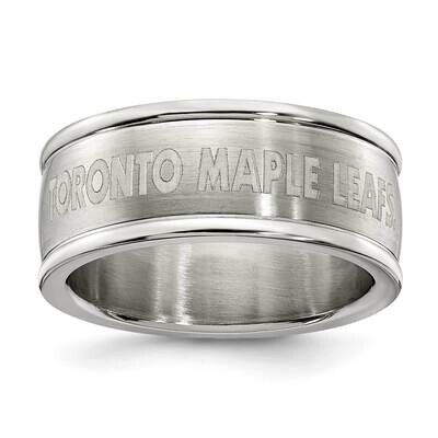 Toronto Maple Leafs Logo Band Ring Stainless Steel MLE035-SZ6, MPN: MLE035, 634401993281