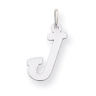 Medium Script Initial J Charm 14k white Gold YC661J, MPN: YC661J, 191101635106