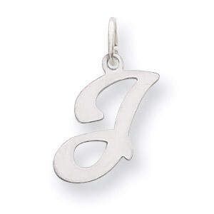 Die Struck Initial J Charm 14k White Gold YC249J, MPN: YC249J, 883957971254