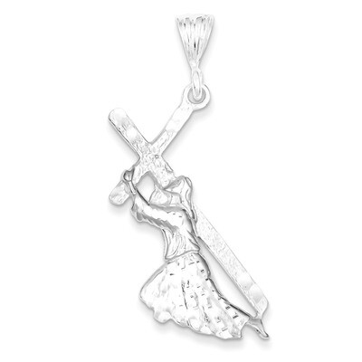 Saint Andrew Cross Pendant Sterling Silver QC1874, MPN: QC1874, 883957279152