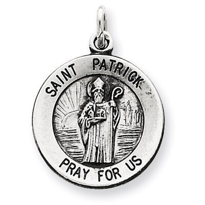 Saint Patrick Medal Sterling Silver QC5746, MPN: QC5746, 191101184031