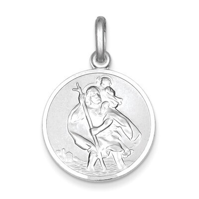 Saint Christopher Medal Sterling Silver QC3547, MPN: QC3547, 886774108285