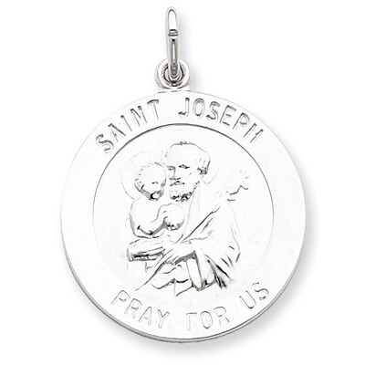 Saint Joseph Medal Sterling Silver QC5683, MPN: QC5683, 191101183591