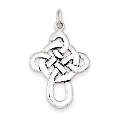 Celtic Cross Pendant Sterling Silver QC4719, MPN: QC4719, 883957581767