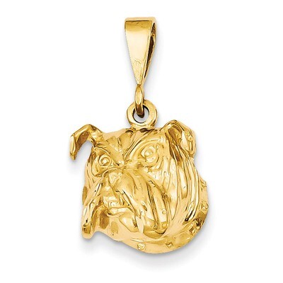 Bulldog Pendant 14k Gold C523, MPN: C523, 886774090405