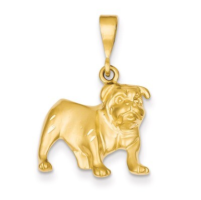 Bulldog Pendant 14k Gold C522, MPN: C522, 886774090399