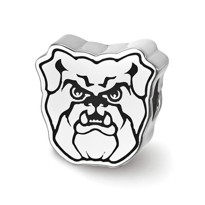 Butler University Bulldog Head Enameled Bead Sterling Silver SS500BUT, MPN: SS500BUT, 634401004680