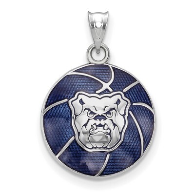 Butler Univ. Bulldog Enameled Basketball Pendant Sterling Silver SS509BUT, MPN: SS509BUT, 634401432…