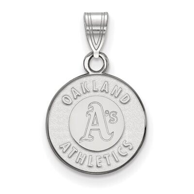 Oakland Athletics Small Pendant Sterling Silver SS002ATH, MPN: SS002ATH, 886774623498