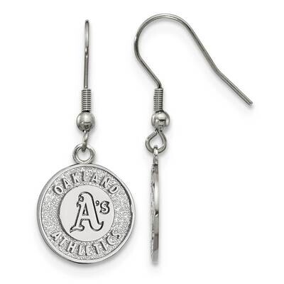 MLB Oakland Athletics Dangle Earrings Stainless Steel ST517ATH, MPN: ST517ATH, 191101222276