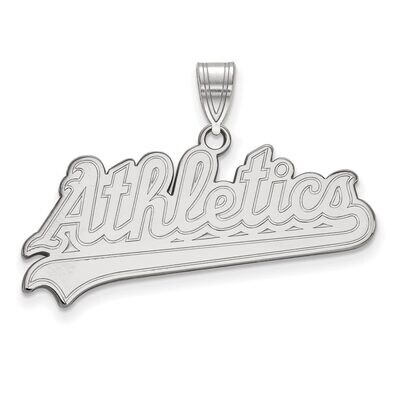 Oakland Athletics Large Pendant Sterling Silver SS015ATH, MPN: SS015ATH, 886774627397