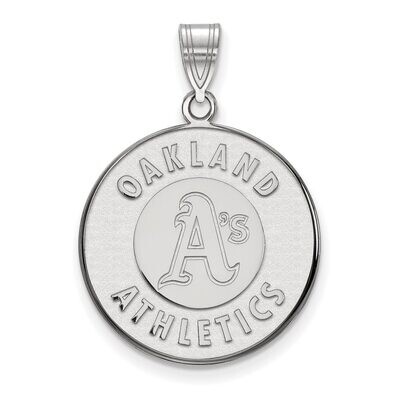 Oakland Athletics Large Pendant Sterling Silver SS004ATH, MPN: SS004ATH, 886774624099