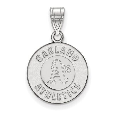 Oakland Athletics Medium Pendant Sterling Silver SS003ATH, MPN: SS003ATH, 886774623795