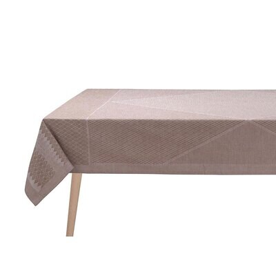 Le Jacquard Francais Club Beige Tablecloth 59 x 59 Inch 28827, MPN: 28827, 3660269288273