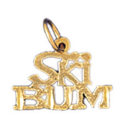 Dazzlers Jewelry Ski Bum Pendant Necklace Charm Bracelet in Yellow, White or Rose Gold 10864, MPN: …