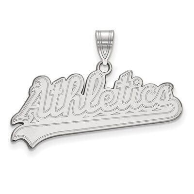 Oakland Athletics Large Pendant 14k White Gold 4W015ATH, MPN: 4W015ATH, 886774840338