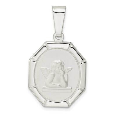 Satin Raphael Angel Pendant Sterling Silver QC11212, MPN: QC11212,