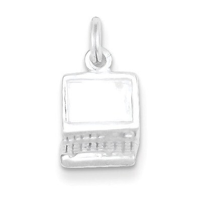 Laptop Charm Sterling Silver QC7079, MPN: QC7079, 883957539706