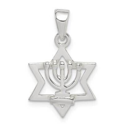 Star of David Pendant Sterling Silver QC9450, MPN: QC9450, 886774105680