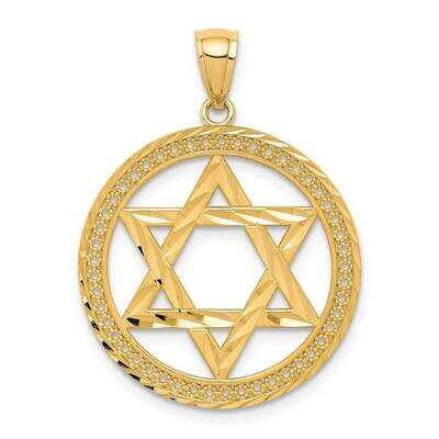 Star of David Pendant 14k Gold C4660, MPN: C4660, 883957966656