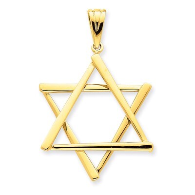 Star of David Pendant 14k Gold K541, MPN: K541, 883957266206