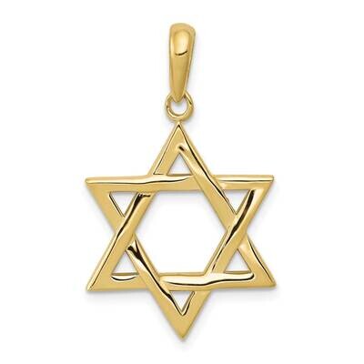 Star of David Pendant 10k Gold 10K544, MPN: 10K544,