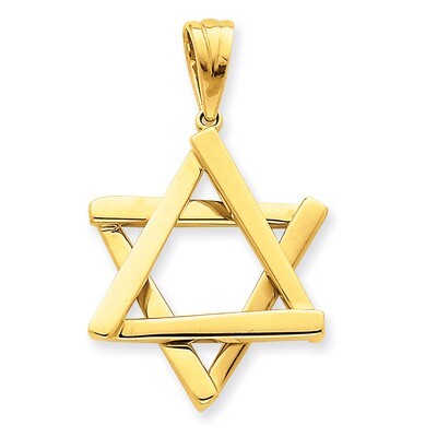 Star of David Pendant 14k Gold K542, MPN: K542, 883957266299