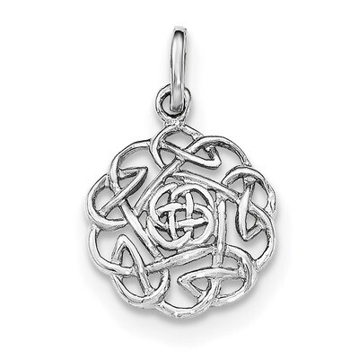 Celtic Pendant Sterling Silver Rhodium-plated Polished QP4331, MPN: QP4331, 191101459719