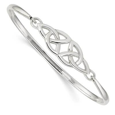 Celtic Bangle Sterling Silver Polished QB1246, MPN: QB1246, 886774080611