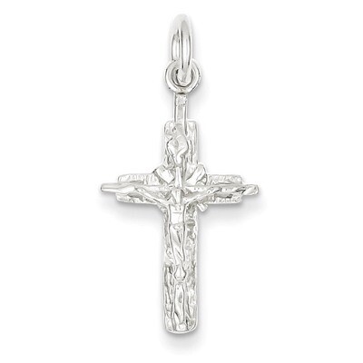 INRI Crucifix Pendant Sterling Silver QC2903, MPN: QC2903, 883957279954