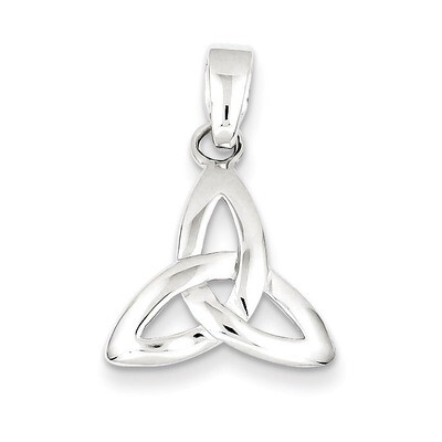 Trinity Pendant Sterling Silver Rhodium Plated QP2612, MPN: QP2612, 883957140674