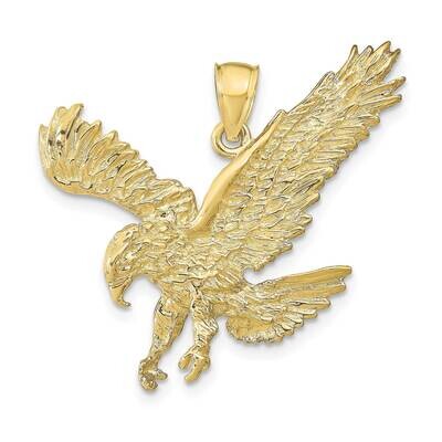 Textured Eagle Landing Pendant 10k Gold 10C3488, MPN: 10C3488,