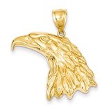 Eagle Head Pendant 14k Gold K3280, MPN: K3280, 637218041022