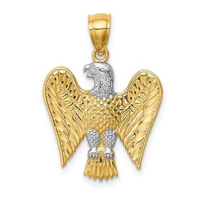Eagle Pendant 14k White Gold Rhodium C4577, MPN: C4577, 883957780658