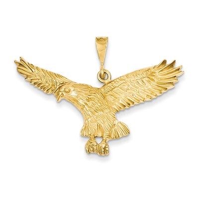 Eagle Pendant 14k Gold Solid Polished C2435, MPN: C2435, 883957857527