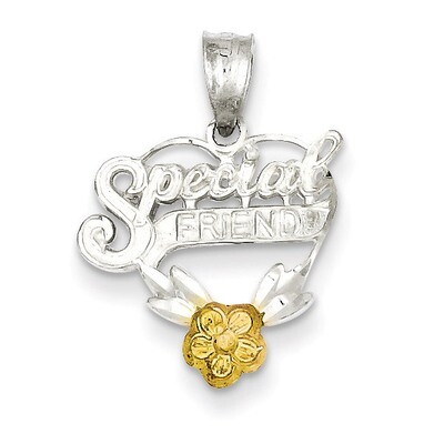 Special Friend Heart Charm Sterling Silver QC1252, MPN: QC1252, 883957581873