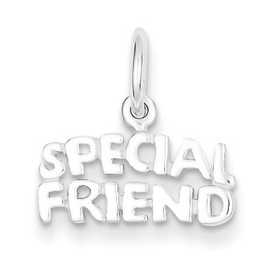 Special Friend Charm Sterling Silver QC6012, MPN: QC6012, 883957914077