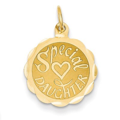 Special Daughter Charm 14k Gold XAC621, MPN: XAC621, 883957343426
