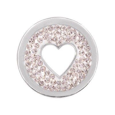 Nikki Lissoni Love Is All Around Me Silver-Plated 23mm Coin C1237SS, MPN: C1237SS, 8718627465776