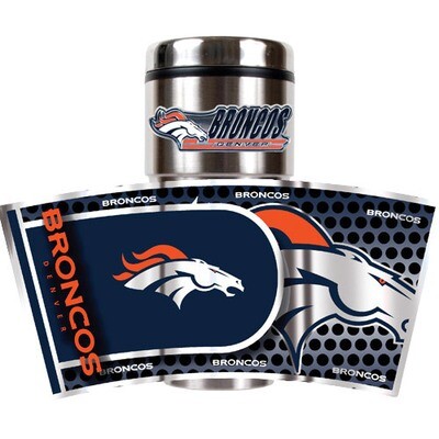 Broncos 360 Metallic Wrap 16oz Stainless Tumbler GC3773, MPN: GC3773, 89006334418